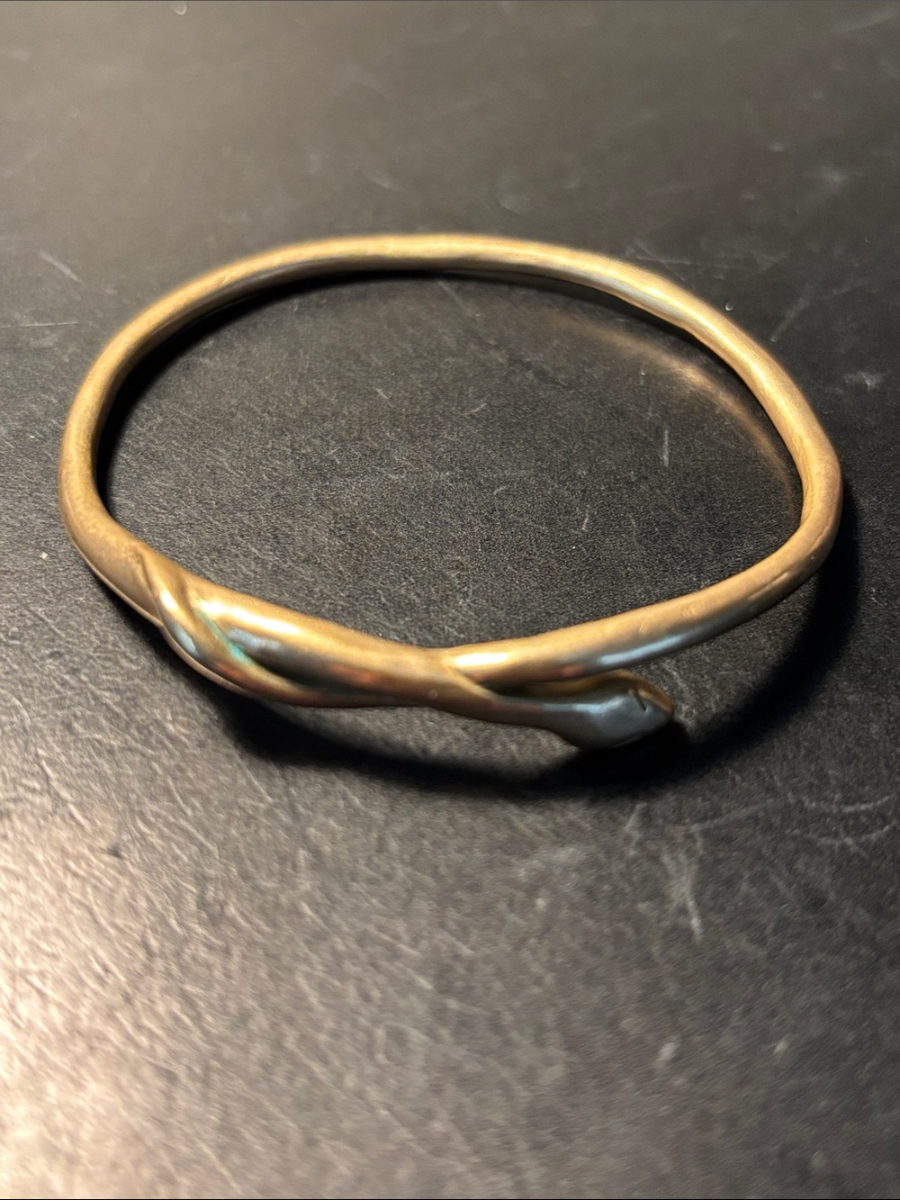 Serpent/snake brass bracelet